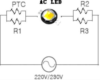 ͼ6 AC LEDĵӦõԭͼ