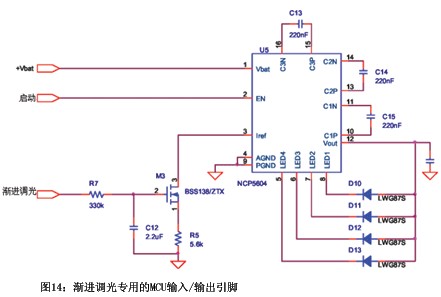 渐进调光专用MCU