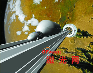 美国将建"天梯" 激光提供推进能量