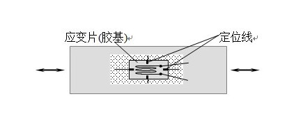 图2 应变片粘贴示意图