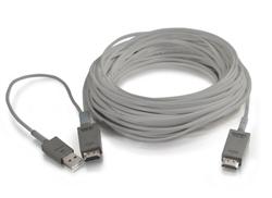 主动式光缆解决方案，可改善多数铜缆线材无法扩展连接距离问题，光线线材也可避免EMI/ISI问题。C2G