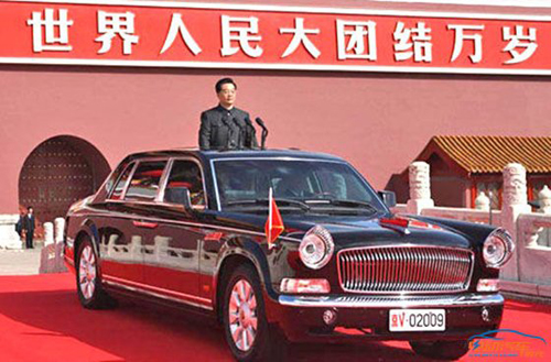 中国红旗hqe检阅车