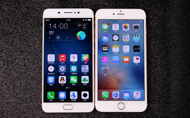 尖Phone:vivo X7Plus对比iPhone6s Plus - OFweek电子工程网