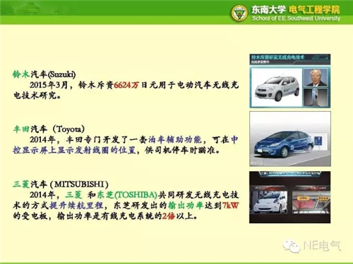 电动汽车无线充电关键技术及应用
