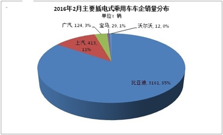 数据分析：2月份纯电动车型同比增2倍