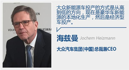 大众在华新能源战略公布 将分“四步”走