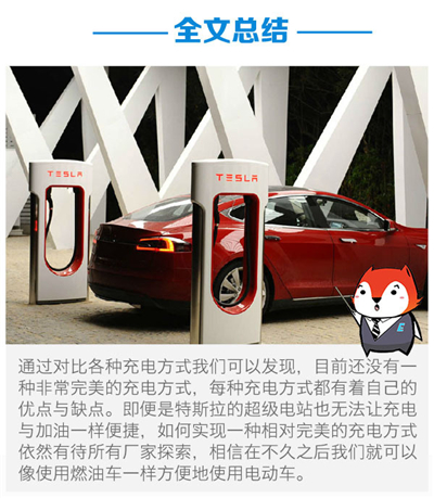 纯电动车型主流充电方式对比