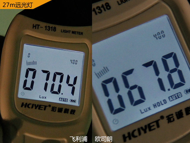 飛利浦璀璨之光/歐司朗亮白系列對比實測
