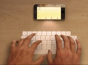 新型iPhone 5，激光键盘和全像投影