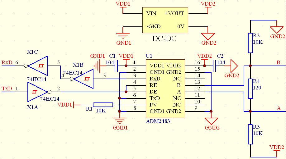 max485电路图图片